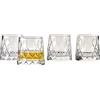 Pasabahce Leafy Old Fashioned Special Design Premium - Bicchieri da whisky con base pesante, 290 ml, set da 4