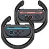 ProCase 2 Set di 2025 Switch 2 Controller Compatibili con Nintendo Switch 2, Volante del Gioco di Corse -Nero