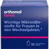 Orthomol Femin - Mikronährstoffe für Frauen in den Wechseljahren - mit Biotin, Selen, Zink, Nachtkerzenöl, Coenzym Q10, 30 pz Porzioni giornaliere