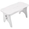 Creative Deco Piccolo Sgabello in Legno, Gradino Cucina Bambini | 38 x 19 x 21 cm | Sgabello Basso Colore Bianco | Sgabelli Cucina, Scaletta Wc per Bambini, Poggiapiedi Comodo | Deco Supporto Piante
