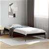 MOBCANT Giroletto,Telaio letto Letto singolo Decorazione della camera da letto Rete letto utilizzabile per Camera da letto Albergo Appartamento Nero 90x200 cm in Legno Multistrato e Metallo