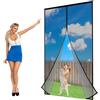 Luxvix Zanzariera Magnetica, 125x190cm Chiusura Automatica Zanzariera Letto Animali Domestici, Colla per Porte Scorrevoli, Garage LF2C1 Nero