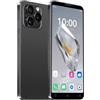 CatCalls i15Pro Dual SIM sbloccata Cellulare economico, display IPS da 5,0 pollici, 16 GB ROM/espandibile fino a 128 GB, Android 9.0, Dual Camera, Face ID, GPS,GSM/3G telefono cellulare (i15Pro-Black)