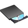 aelrsoch Masterizzatore Blu-Ray esterno Blu-Ray compatibile con BD-Drive, masterizzatore portatile 3D Blu-Ray con porta USB 3.0 e Tipo C, adatto per Windows XP/7/8/10