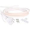 pcning 220V Striscia LED COB 1M Luminous Strip, 1 Meter IP67 Flessibili Strisce 3000K Bianco Caldo per Interno Esterno (Bianco Caldo, 1M)