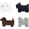 AABDTYYD Spugne Da Cucina Set Di 4 Spugne Per Piatti Con Design Di Cani Lavare Piatti Pulire In Cucina Uso In Bagno Lavaggio Di Spugna Per Lavabo Spugne Piatti Spugnette Cucina