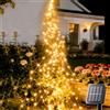 yowin Catena di Luci Solare 2M 200 LED Luci di Natale da Esterno Cascata
