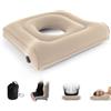 Potelane Cuscino multifunzione per sedile posteriore, cuscino gonfiabile, cuscino per ciambella regolabile, cuscino per schiena portatile: sollievo pressure per emorroidi, pain, letto da 17,5 x 17 x 3,1