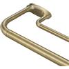 Mayrhyme Bastone per tende doppio, avvolgente, per finestre, giunzione interna da 2,5 cm anteriore e posteriore da 1,5 cm, regolabile, con terminali e staffe in alluminio (bronzo antico, 71-218 cm)