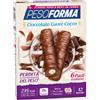 NUTRITION & SANTE' ITALIA SpA Pesoforma Barrette Al Cioccolato Cuore Cocco - 6 Pasti sostitutivi per perdita e mantenimento del peso corporeo - 12 barrette