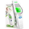 HealthTree Termometro Frontale Senza Contatto per Bambini Adulti, Ampio Schermo LCD Retroilluminato, Termometri Digitali per Bambini, Fronte,Monitor Alimentare Adatto per Uso Domestico