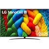 LG NanoCell AI NANO81 86 pollici, Smart TV 4K, Processore α7 Gen8, Tecnologia NanoCell, webOS con AI e telecomando puntatore AI, Filmmaker mode, Gaming con VRR 4K@60Hz, 86NANO81A6A 2025
