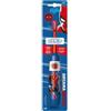 Generico Mr White Jr Spazzolino Elettrico per Bambini realizzato per Spider-Man Marvel, Setole Morbide, 4+anni, Blu e Rosso
