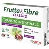 ORTIS LABORATOIRES PGMBH Frutta & Fibre Classico 24 Cubetti Regolari - Integratore per il Traffico Intestinale