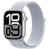 APPLE Smartwatch apple watch series 10 gps 42mm silver case blue sport loop