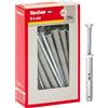 Fischer Tasselli prolungati a Battere N 8x100 Y, Fissaggio a percussione per calcestruzzo, Pieno e semipieno, 508278, 20 Pezzi per Confezione, Grigio, 8X100 MM