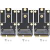 Fdit Adattatore M.2 NGFF a Mini PCIe per laptop, scheda convertitore adattatore chiave A/chiave A + E compatibile con 3160NGW 7260NGW 8260NGW 8265NGW 9260NGW AX200NGW