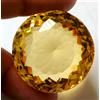 sapphire_hub Anello e ciondolo grande pietra preziosa sfusa sfaccettata taglio tondo giall...