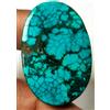 Sapphire_hub Turchese di montagna solitario taglio ovale blu naturale 68,55 ct. pietra...