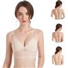 FFWTPY Reggiseno Schiena Scoperta Donna Reggiseni a Forma di U Senza Ferretto Bralette Push Up Imbottito Reggiseno in Pizzo Elegante Reggiseni Invisibile Senza Cuciture Multiway con Bretelle Convertibili