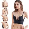 BKEPDY Reggiseno Schiena Scoperta Donna Reggiseno Invisibile Schiena Nuda Reggiseno Senza Cuciture Scollo a V Profondo Backless Bralette Multiway con Spalline Convertibili