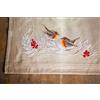 VERVACO Kit Punto Croce Prestampato Centrotavola PETTIROSSI IN INVERNO Biancheria Da Tavola Set Fai Da Te Creativo 40 x 100 cm Kit Hobby Creativi Adulti Casa Decor Cross Stitch Runner