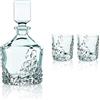 Nachtmann Set da whisky, 3 pezzi, decanter per whisky + bicchieri da whisky, 750/365 ml, Sculpture, 101984