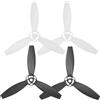 Dilwe RC Drone Lama, 4 Pezzi RC Quadcopter Parti di Aggiornamento Compatibile con Bebop 2 Drone (Tipo C (2pcs Nero 2pcs Bianco))