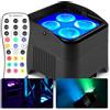 BeamZ BBP94W Uplight PAR RGBW UV DMX WIRELESS Alimentato Batterie + Telecomando