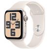 Apple Watch SE GPS 44mm con cassa in Alluminio Strlight e Starlight Sport Band