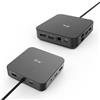 i-tec USB-C HDMI Dual DP Docking Station with Power Delivery 100 W + Universal C