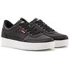 Levi's New Union 2.0, Sneaker Donna, Nero Regolare, 38 EU