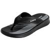 JOMIX Infradito Uomo Estive Mare in Gomma EVA Ciabatte Comode Ragazzi da Estate Pantofole Piscina Casa Slipper Spiaggia Bagno SU9081 Nero 44