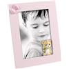 MASCAGNI CASA Portafoto Cornice in MDF Orsetta per Bimba 13x18cm Rosa