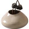 MASCAGNI CASA Vaso in Ceramica 21x13,5cm Sabbia