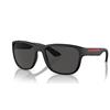 Prada 0PS 01US Occhiali da Sole, Nero (Black Rubber), 59 Uomo