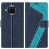 MOBESV Custodia per Xiaomi Mi 10T Lite, Cover a Libro Magnetica Custodia in Pelle per Xiaomi Mi 10T Lite, Elegante Blu