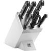 ZWILLING Gourmet ceppo coltelli autoaffilante 7 pezzi, acciaio speciale inox, bianco, Made in Germany