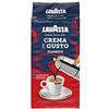 Lavazza, Crema e Gusto Classico, Caffè Macinato, 8 Confezioni da 250g, Ideale per Moka Pot o Caffè Filtrato, Gusto Arrotondato e Invitante, Intensità 7/10, Note Aromatiche Speziate, Arabica e Robusta,