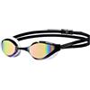Arena Occhialini da nuoto Arena Python Mirror unisex da allenamento (specchiati, protezione UV, rivestimento antiappannamento), Revo-White (54) (54), taglia unica
