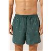 Calzedonia Boxer In Fantasia Uomo Costume Formentera Verde