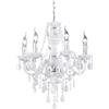 RL LIVE YOUR LIGHT Reality Leuchten Unisex Adulto Reality R1107-01 Lampadario, 40 W, Bianco, 150 x 52 cm