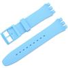 BBZ 17MM Cinturino in Silicone Compatibile con Swatch Watch Strap