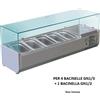 Forcold Vetrina refrigerata porta ingredienti Forcar - Forcold VRX140038-FC 140x38 cm
