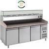 Forcold Banco pizza refrigerato Forcar PZ3600TN33-FC 3 porte con portaingredienti