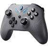 Thunderobot G30S Wireless Controller, PC/NS/Android, Joystick Effetto Hall, Joystick ad Altezza Regolabile, 0 zona morta, 0 deriva, BT/USB/2.4G, Dul vibrazione, Nero