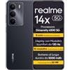 realme 14X 5G Smartphone 8+256 GB, Dimensity 6300 5G, Display da 120 Hz, Resistenza agli urti di grado militare, Fotocamera AI da 50 MP, Batteria di lunga durata da 5000 mAh, Nero rr