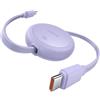 Baseus 60 W PD 3 A QC 4.0 Mini USB C a USB C, 4 livelli di lunghezza, portatile, facile da riporre, per iPhone 16 15 Samsung iPad