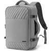 Lekespring Zaino Ryanair 40x20x25 Zaino da Viaggio Aereo Bagaglio a Mano, Zaini Porta PC Uomo Donna con Scomparto Scarpe, Borsa da Cabina per Easyjet Vueling Wizz Air, Lavoro Scuola Trekking, Grigio