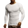 Leif Nelson Maglione Uomo Girocollo Felpa a Maglia LN-1840 Ecru XX-Large